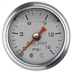 AutoMeter - AutoMeter 2178 Sport-Comp Mechanical Fuel Pressure Gauge - Image 1