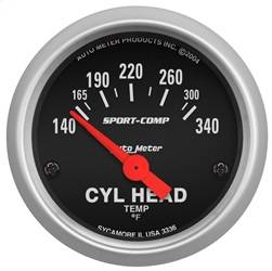AutoMeter - AutoMeter 3336 Sport-Comp Electric Cylinder Head Temperature Gauge - Image 1