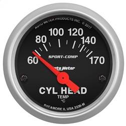 AutoMeter - AutoMeter 3336-M Sport-Comp Electric Cylinder Head Temperature Gauge - Image 1