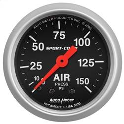 AutoMeter - AutoMeter 3320 Sport-Comp Mechanical Air Pressure Gauge - Image 1