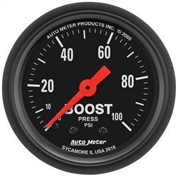 AutoMeter - AutoMeter 2618 Z-Series Mechanical Boost Gauge - Image 1