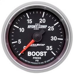 AutoMeter - AutoMeter 3604 Sport-Comp II Mechanical Boost Gauge - Image 1