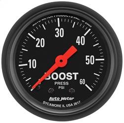 AutoMeter - AutoMeter 2617 Z-Series Mechanical Boost Gauge - Image 1