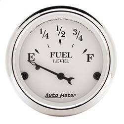AutoMeter - AutoMeter 1605 Old Tyme White Fuel Level Gauge - Image 1