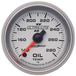 AutoMeter - AutoMeter 4956 Ultra-Lite II Electric Oil Temperature Gauge - Image 1