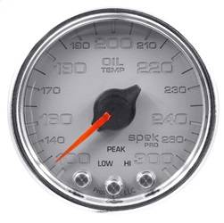 AutoMeter - AutoMeter P32221 Spek-Pro Electric Oil Temperature Gauge - Image 1