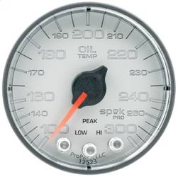 AutoMeter - AutoMeter P322228 Spek-Pro Electric Oil Temperature Gauge - Image 1