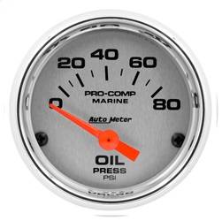 AutoMeter - AutoMeter 200744-35 Marine Electric Oil Pressure Gauge - Image 1