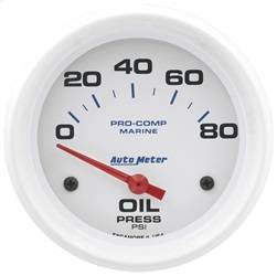 AutoMeter - AutoMeter 200747 Marine Electric Oil Pressure Gauge - Image 1
