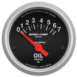 AutoMeter - AutoMeter 3327-M Sport-Comp Electric Metric Oil Pressure Gauge - Image 1