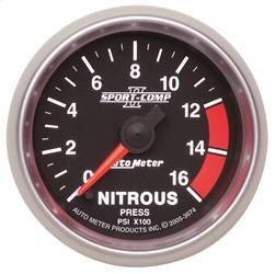 AutoMeter - AutoMeter 3674 Sport-Comp II Digital Nitrous Pressure Gauge - Image 1