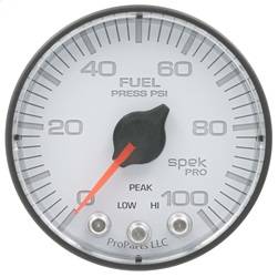 AutoMeter - AutoMeter P314128 Spek-Pro Electric Fuel Pressure Gauge - Image 1