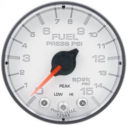 AutoMeter - AutoMeter P315128 Spek-Pro Electric Fuel Pressure Gauge - Image 1