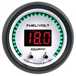 AutoMeter - AutoMeter 6709-PH Phantom Elite Digital Fuel Level/Voltage Gauge - Image 1
