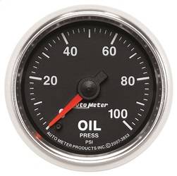 AutoMeter - AutoMeter 3853 GS Electric Oil Pressure Gauge - Image 1