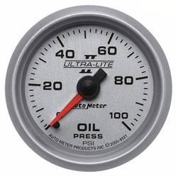 AutoMeter - AutoMeter 4921 Ultra-Lite II Mechanical Oil Pressure Gauge - Image 1