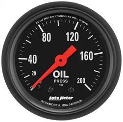 AutoMeter - AutoMeter 2605 Z-Series Mechanical Oil Pressure Gauge - Image 1