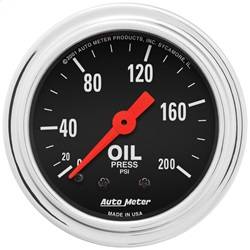 AutoMeter - AutoMeter 2422 Traditional Chrome Mechanical Oil Pressure Gauge - Image 1