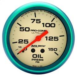AutoMeter - AutoMeter 4523 Ultra-Nite Oil Pressure Gauge - Image 1