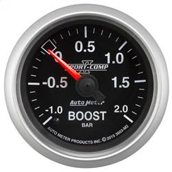AutoMeter - AutoMeter 3603-M2 Sport-Comp II Mechanical Boost/Vacuum Gauge - Image 1