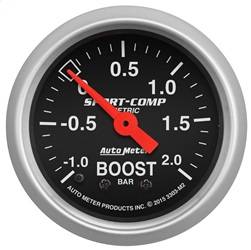 AutoMeter - AutoMeter 3303-M2 Sport-Comp Mechanical Boost/Vacuum Gauge - Image 1
