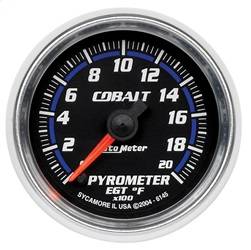 AutoMeter - AutoMeter 6145 Cobalt Electric Pyrometer Gauge Kit - Image 1