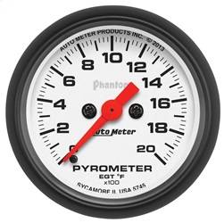 AutoMeter - AutoMeter 5745 Phantom Electric Pyrometer Gauge Kit - Image 1