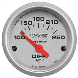 AutoMeter - AutoMeter 4349 Ultra-Lite Electric Differential Temperature Gauge - Image 1