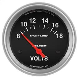 AutoMeter - AutoMeter 3592 Sport-Comp Electric Voltmeter Gauge - Image 1