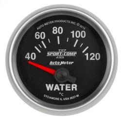 AutoMeter - AutoMeter 3637-M Sport-Comp II Electric Water Temperature Gauge - Image 1