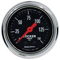 AutoMeter - AutoMeter 2430 Traditional ChromeAir Locker Mechanical Pressure Gauge - Image 1