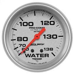 AutoMeter - AutoMeter 4431-M Ultra-Lite Mechanical Metric Water Temperature Gauge - Image 1