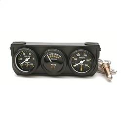 AutoMeter - AutoMeter 2396 Autogage Mechanical Mini Oil/Volt/Water Black Console - Image 1