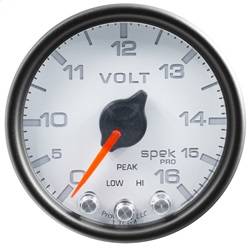 AutoMeter - AutoMeter P34412 Spek-Pro Electric Voltmeter Gauge - Image 1