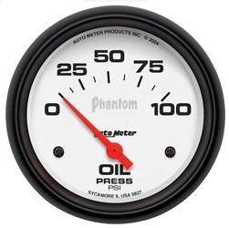 AutoMeter - AutoMeter 5827 Phantom Electric Oil Pressure Gauge - Image 1