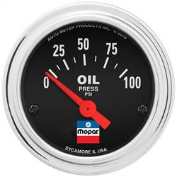 AutoMeter - AutoMeter 880786 MOPAR Classic Electric Fuel Oil Pressure - Image 1