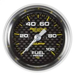 AutoMeter - AutoMeter 200850-40 Marine Fuel Pressure Gauge - Image 1