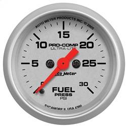 AutoMeter - AutoMeter 4360 Ultra-Lite Electric Fuel Pressure Gauge - Image 1
