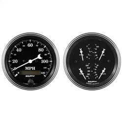 AutoMeter - AutoMeter 1700 Old Tyme Black Quad/Speedometer Kit - Image 1