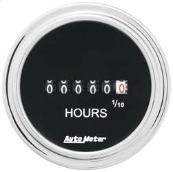 AutoMeter - AutoMeter 2587 Traditional Chrome Electric Hourmeter Gauge - Image 1