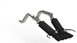 MBRP Exhaust - MBRP Exhaust S7030BLK Armor BLK Axle Back Exhaust System - Image 1