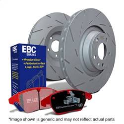 EBC Brakes - EBC Brakes S4KR1457 S4 Kits Redstuff and USR Rotor - Image 1