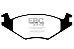 EBC Brakes - EBC Brakes DP4517R Yellowstuff Street And Track Brake Pads - Image 1