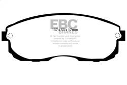 EBC Brakes - EBC Brakes DP4775R Yellowstuff Street And Track Brake Pads - Image 1