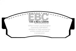 EBC Brakes - EBC Brakes DP4452R Yellowstuff Street And Track Brake Pads - Image 1