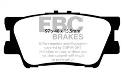 EBC Brakes - EBC Brakes DP61793 6000 Series Greenstuff Truck/SUV Brakes Disc Pads - Image 1