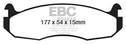 EBC Brakes - EBC Brakes DP61786 6000 Series Greenstuff Truck/SUV Brakes Disc Pads - Image 1