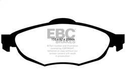 EBC Brakes - EBC Brakes DP41611R Yellowstuff Street And Track Brake Pads - Image 1