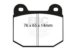 EBC Brakes - EBC Brakes DP41537R Yellowstuff Street And Track Brake Pads - Image 1