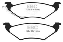 EBC Brakes - EBC Brakes DP41625/2R Yellowstuff Street And Track Brake Pads - Image 1